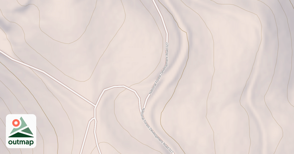 Map of MIDDLE FORK-WEST FORK TIE
