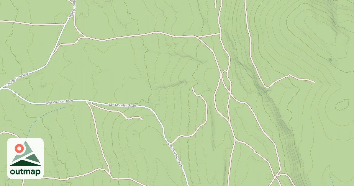 Map of BALD MOUNTAIN LATERAL NO