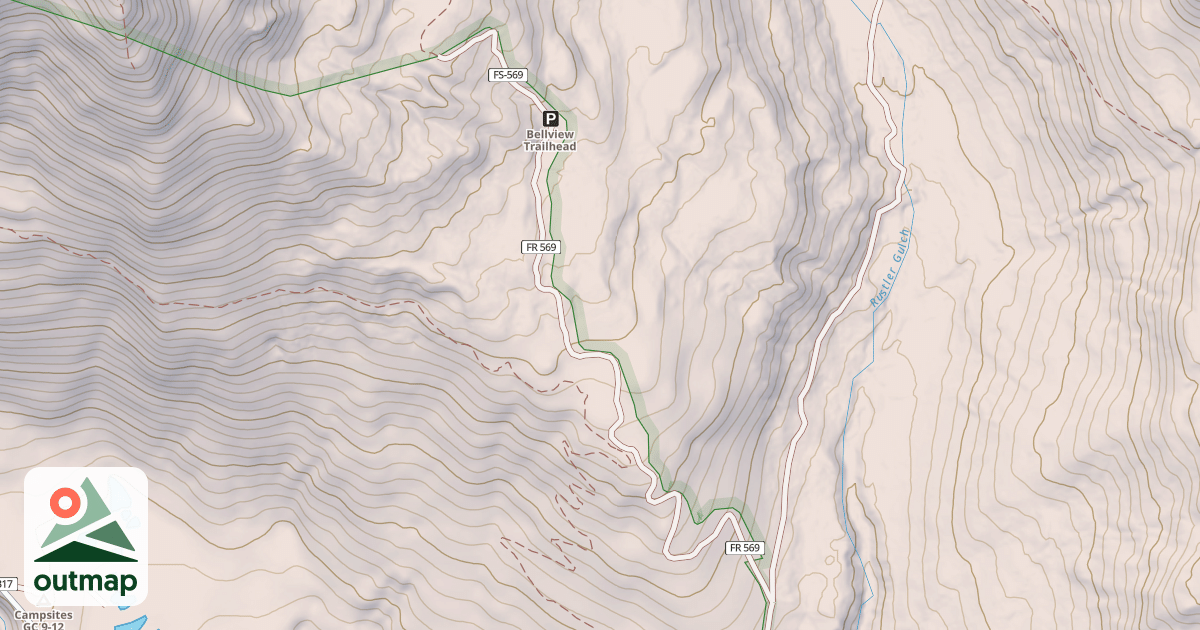 Map of BELLVIEW