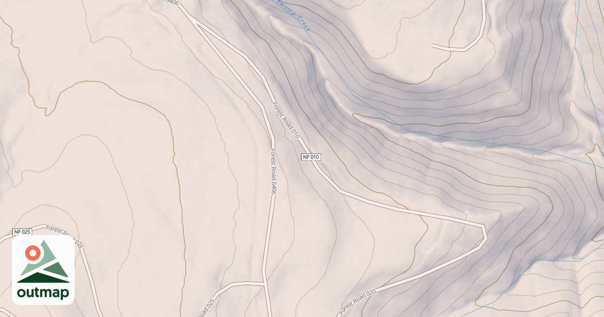 Map of USFS Motor Vehicle Use Map Trails 18228
