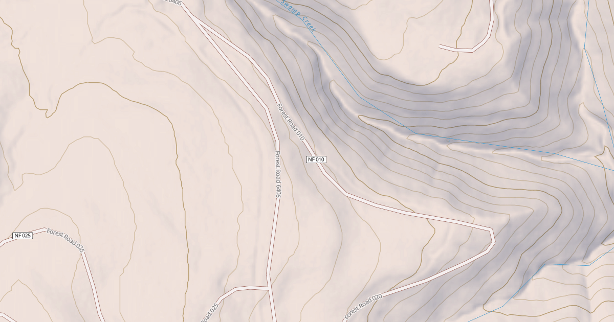 Map preview of USFS Motor Vehicle Use Map Trails 18228