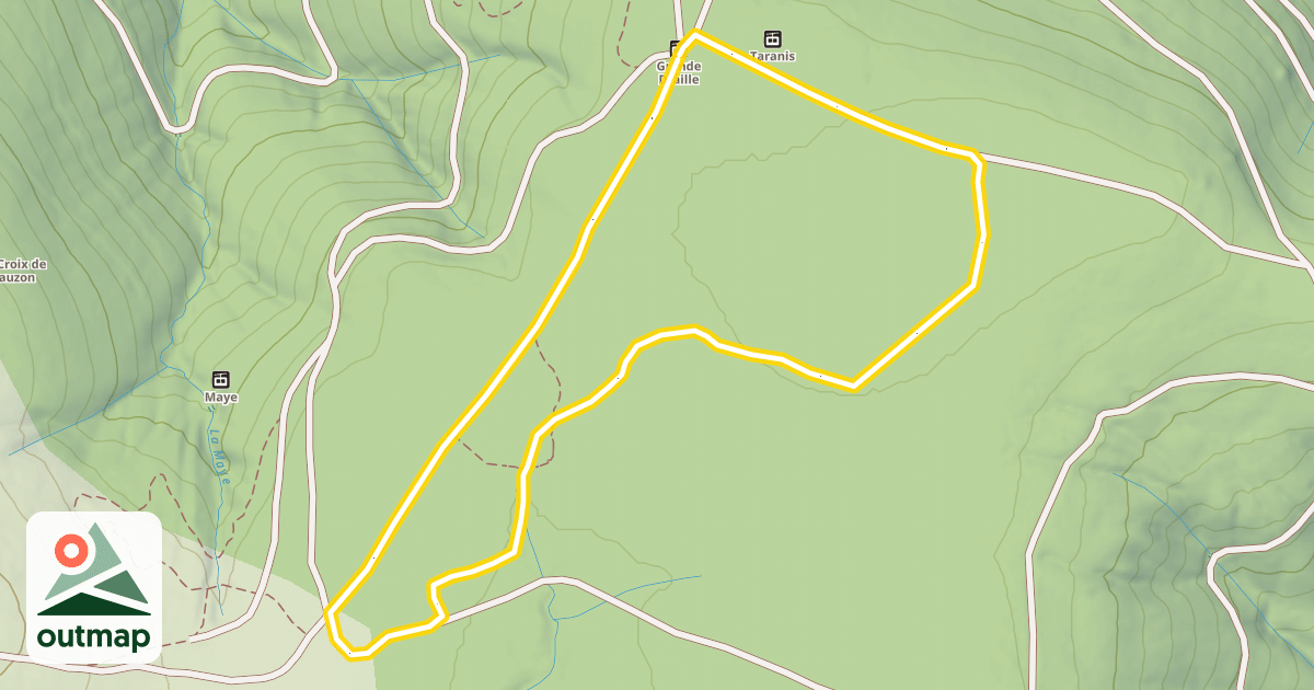 Map of Les Aireilles