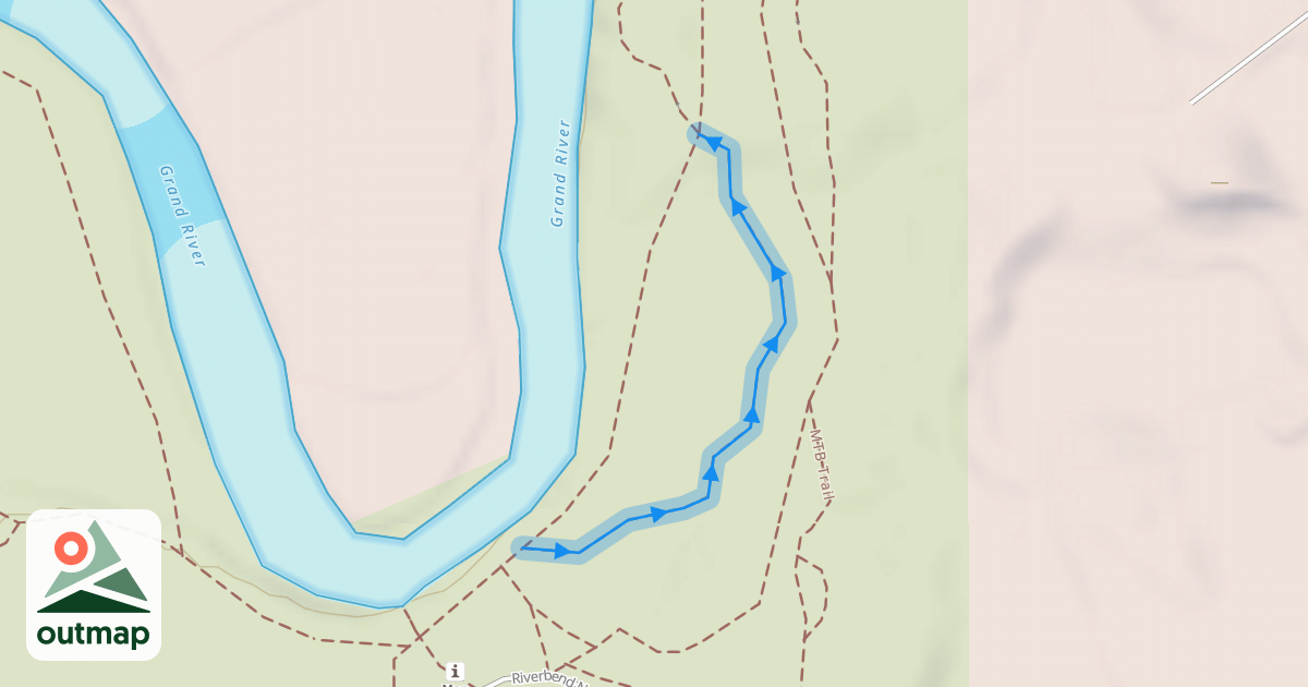 Map of MTB Trail