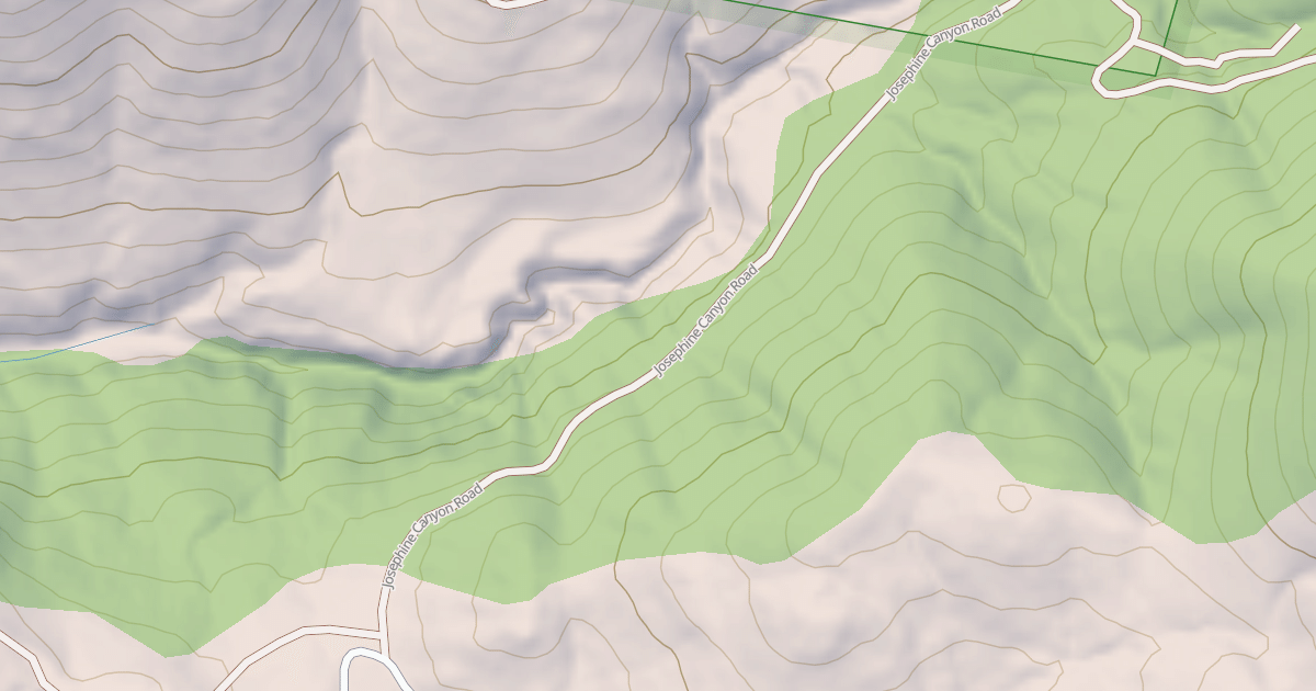 Map preview of JOSEPHINE CANYON