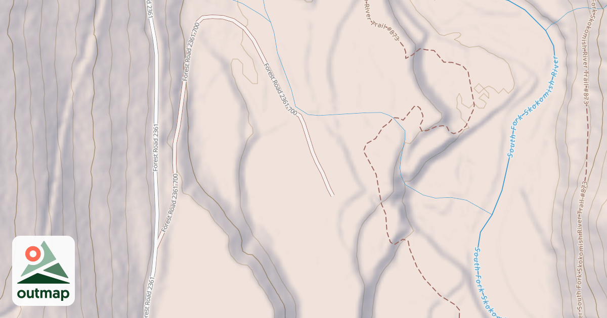 Map of SKOK LOWER S FK - LANEY TH
