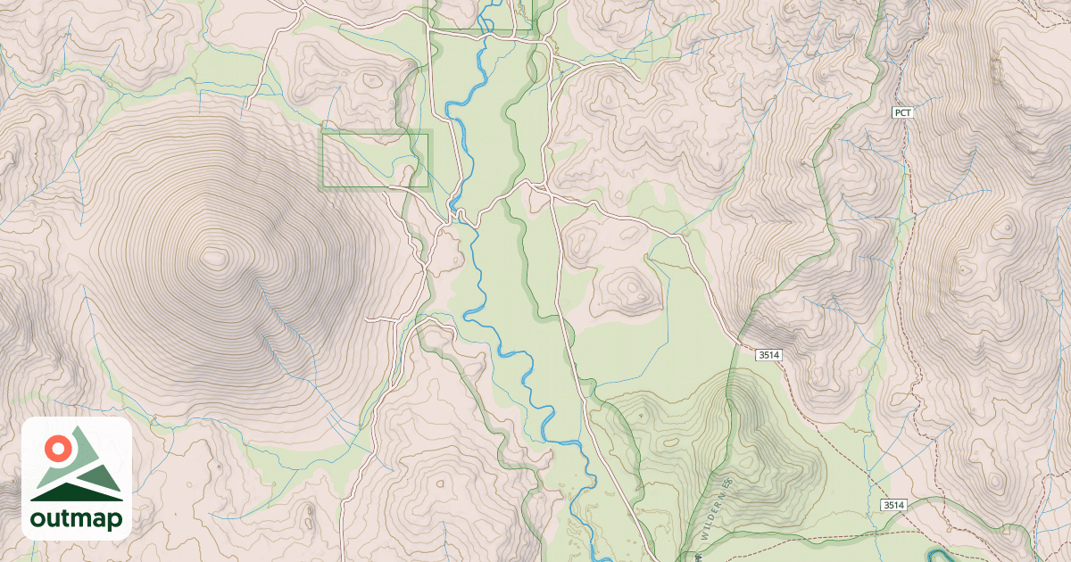 Map of BECK MEADOWS / DEER ISLAND RD