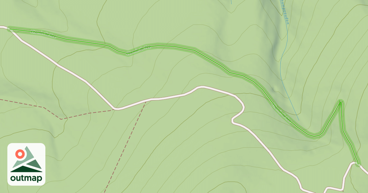 Map of Chemin de Rez