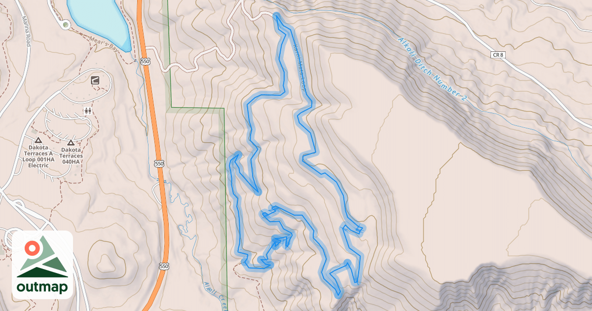 Map of Karni Mata Loop