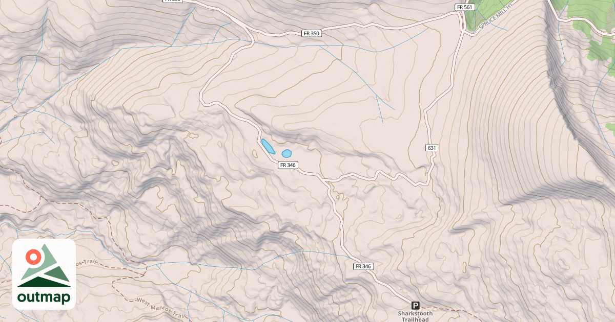 Map of TWIN LAKES