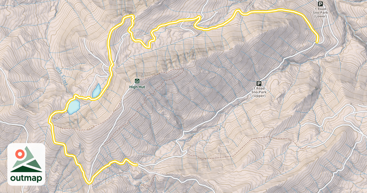 Map of Anderson Lake