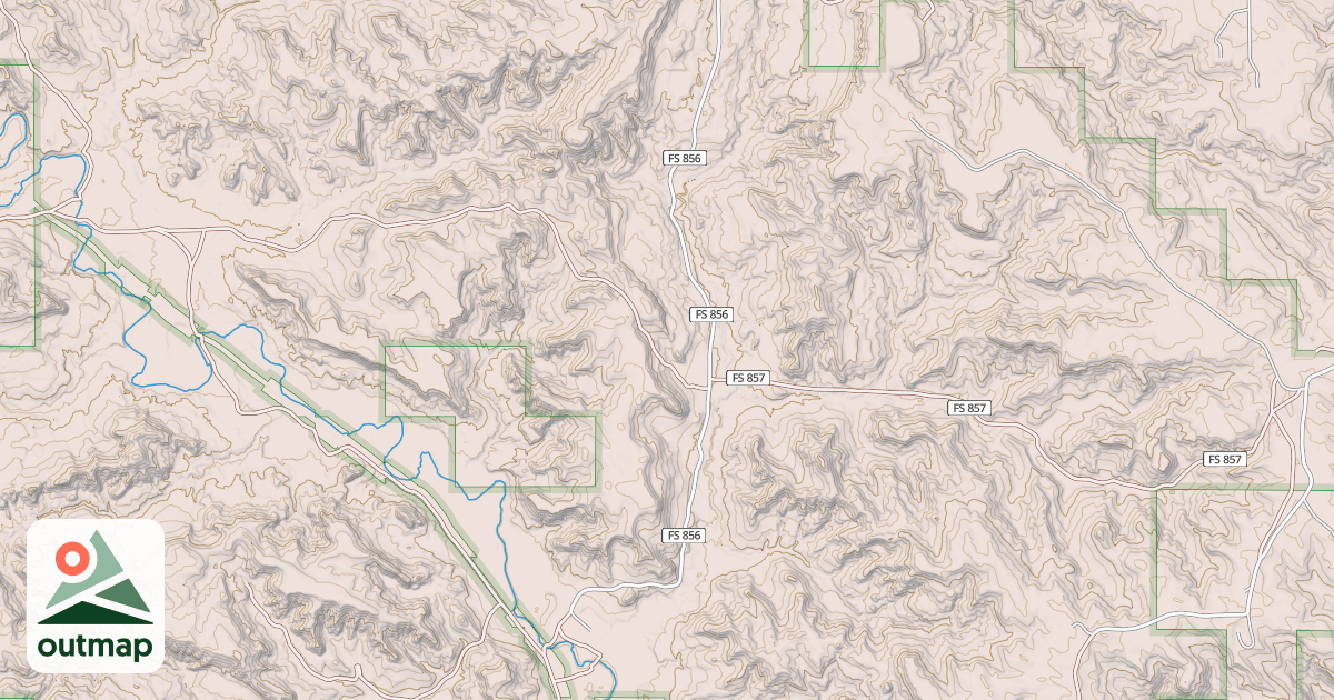Map of (FDR) CHERRY CREEK