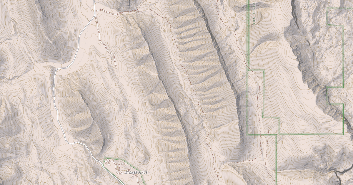 Map preview of Cut Reef Creek