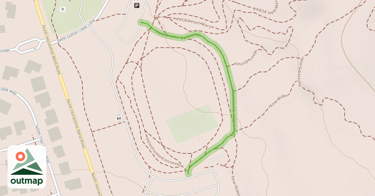 Map of Velodrome Connector