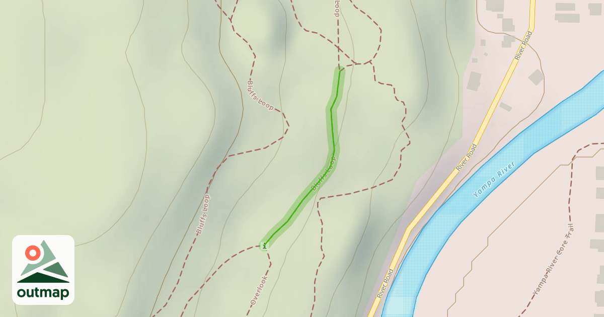 Map of Bluffs Loop