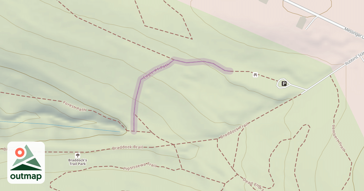 Map of Eagle #1 Path