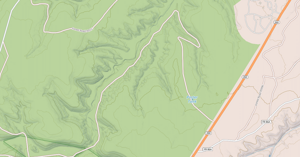 Map preview of USFS National Forest System Roads {A1170C51-BAB9-493E-B7D6-D538AFDBF5B3}