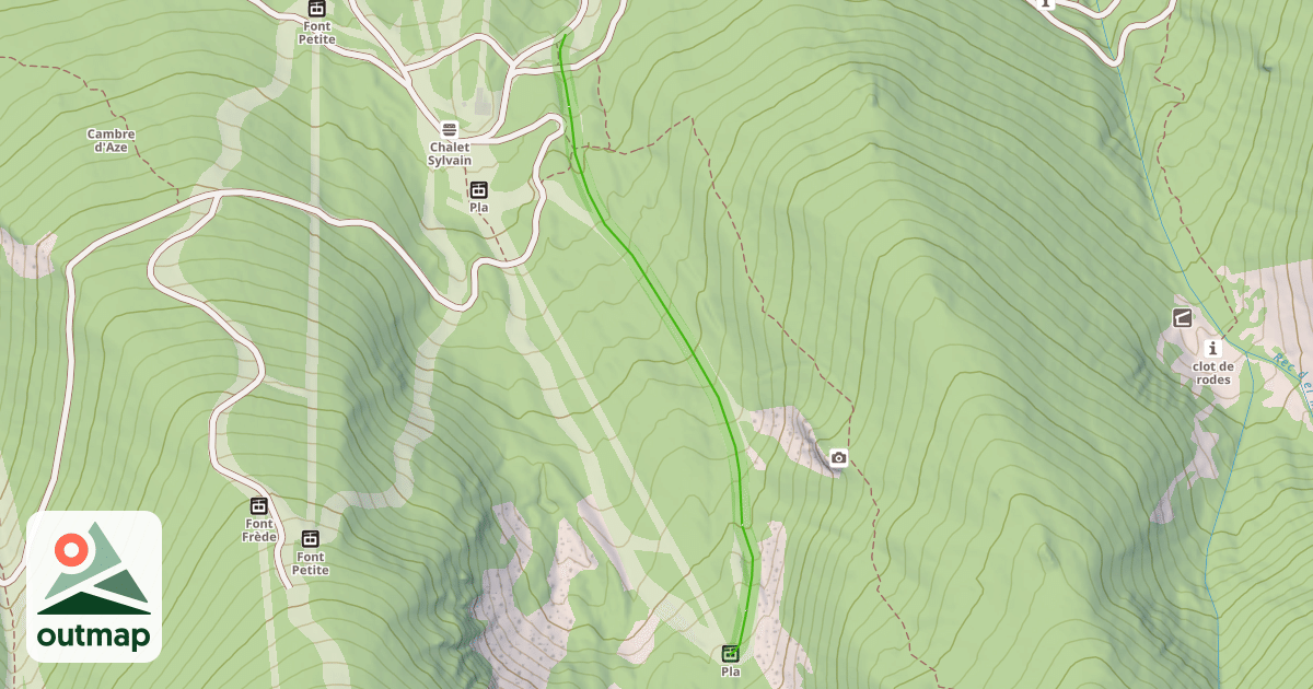 Map of Le Roc Rouge