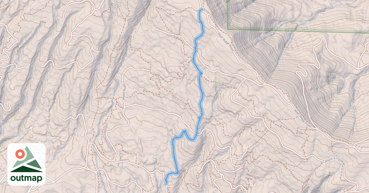 Map of Crooked Tree