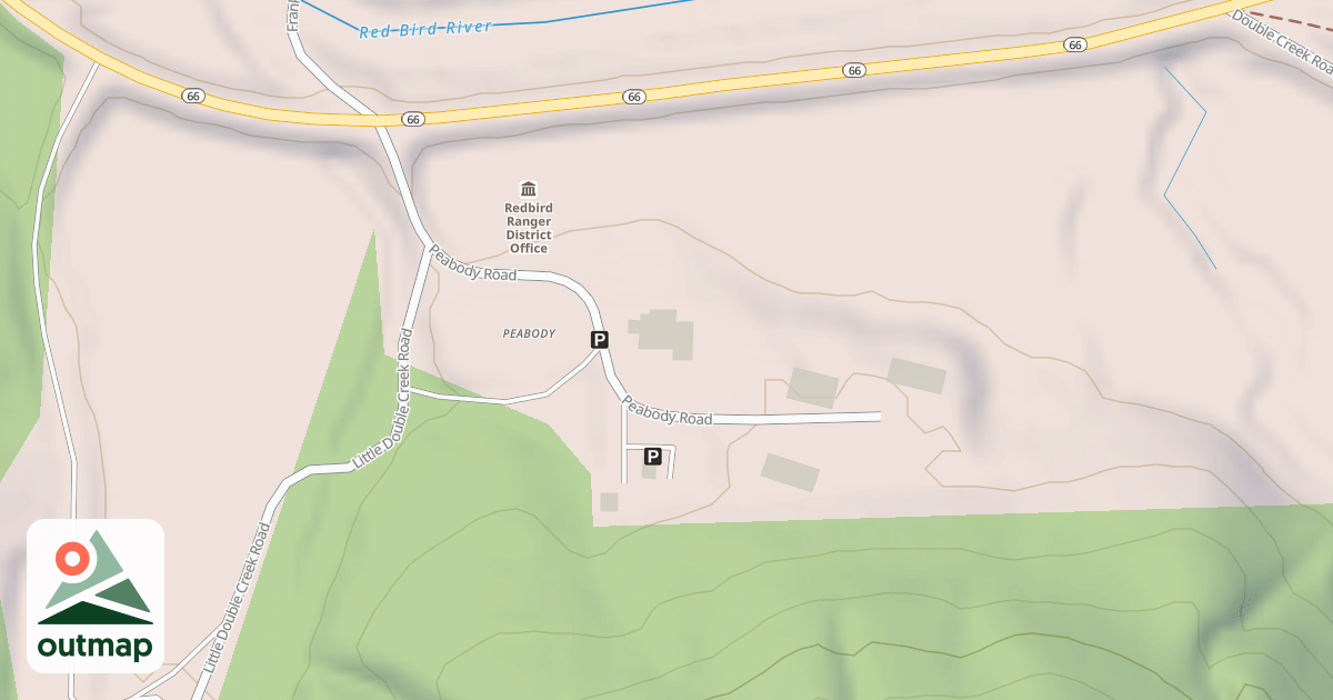 Map of PEABODY