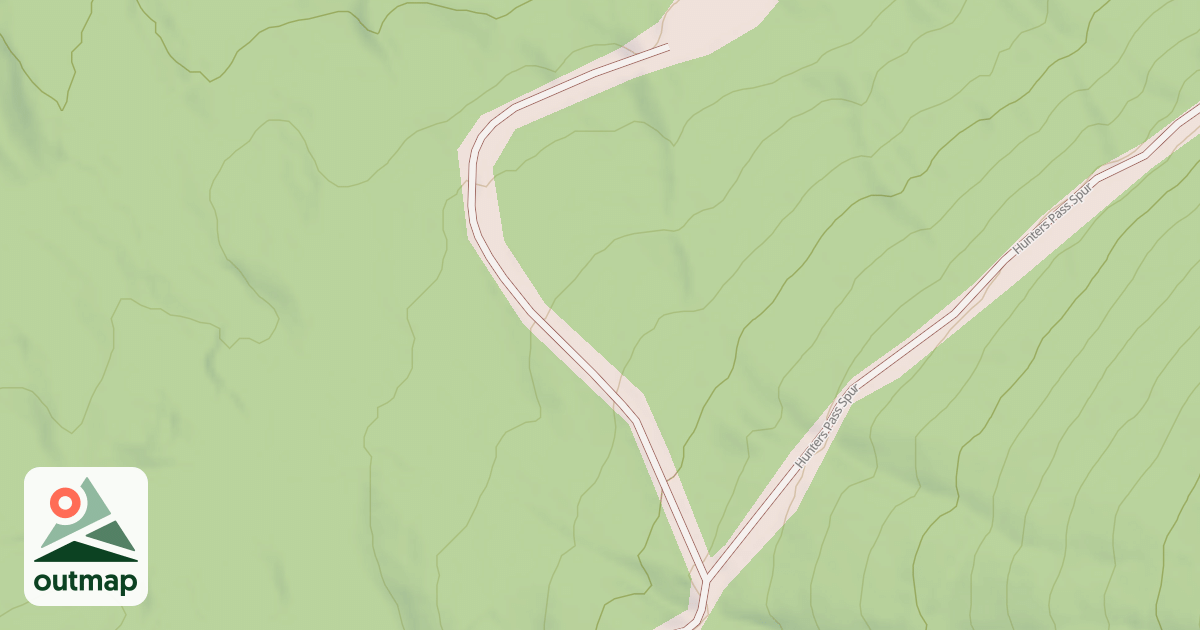 Map of HUNTER PASS SPUR C