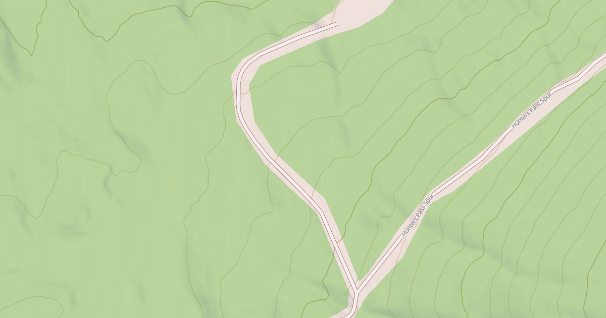 Map preview of HUNTER PASS SPUR C