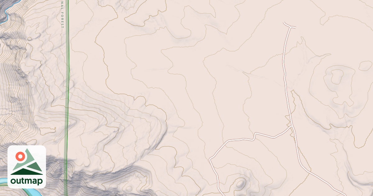 Map of BLM National GTLF Public Motorized Roads bac49bfa-16e2-4eba-b2b7-84f3b6be7ba8