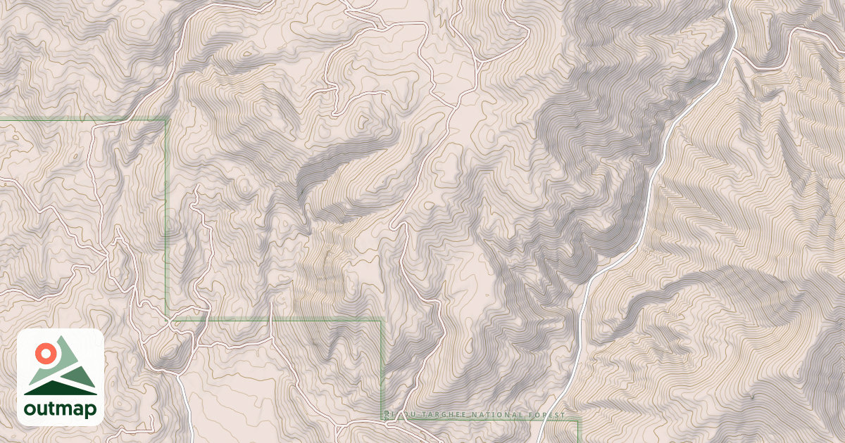 Map of HOLE RD