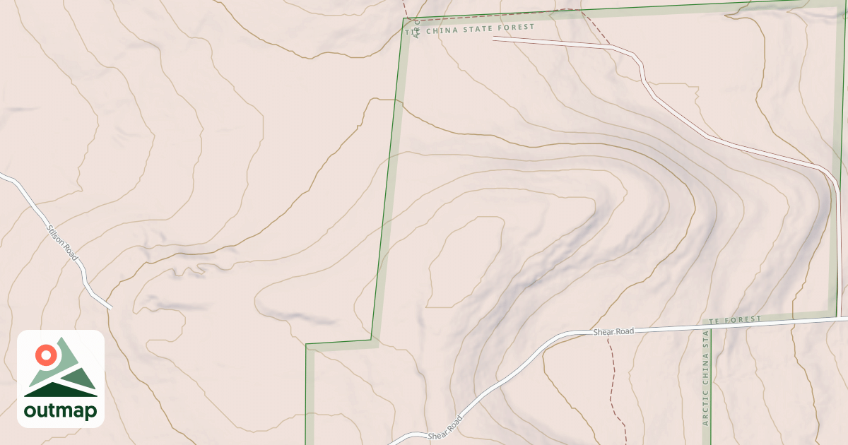 Map of Snowmobile Trail
