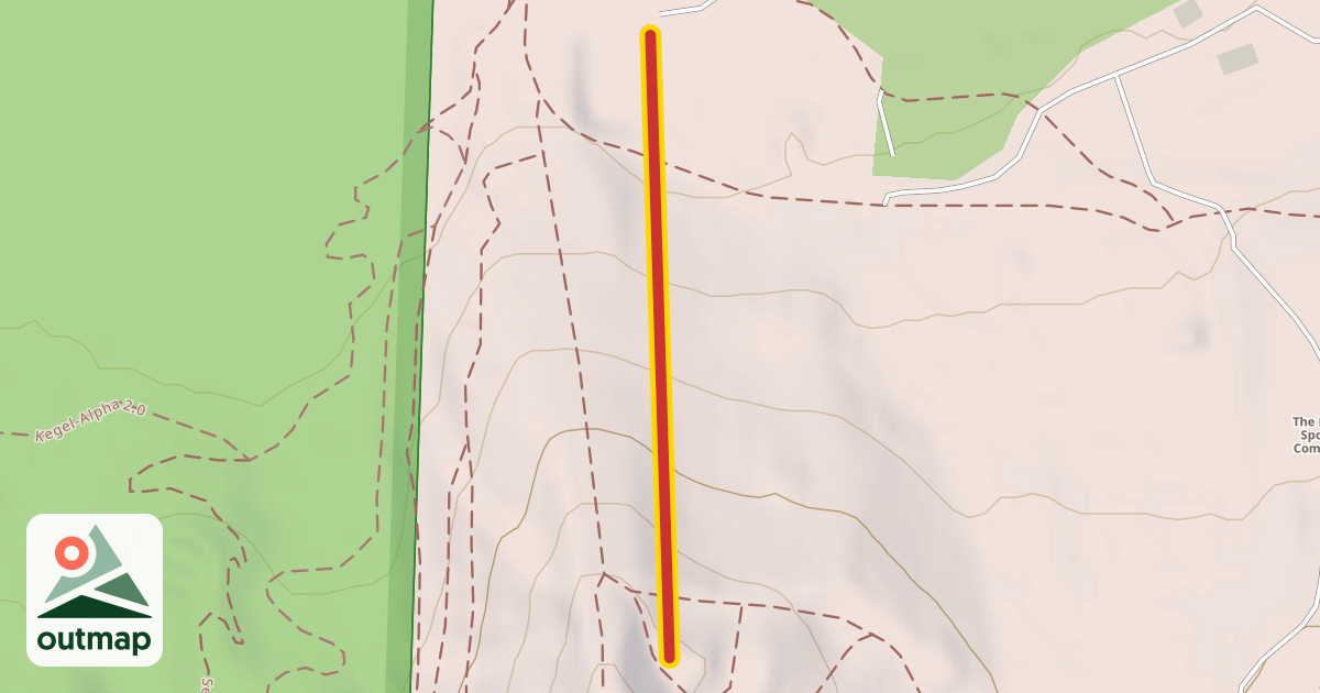Map of Main Chair Lift