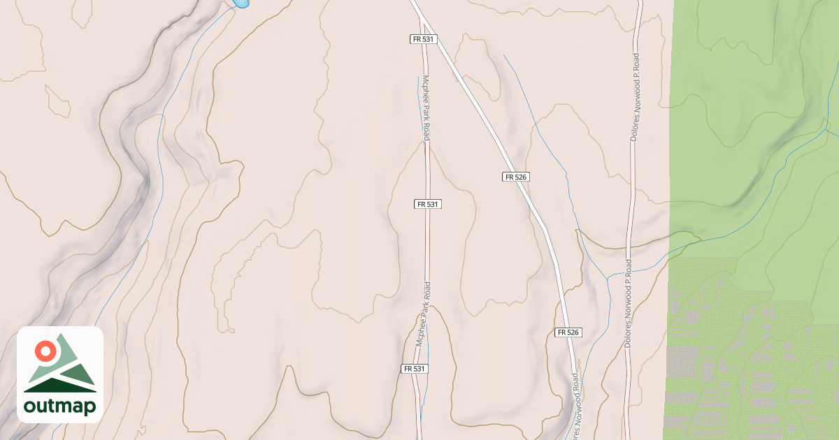 Map of MCPHEE PARK