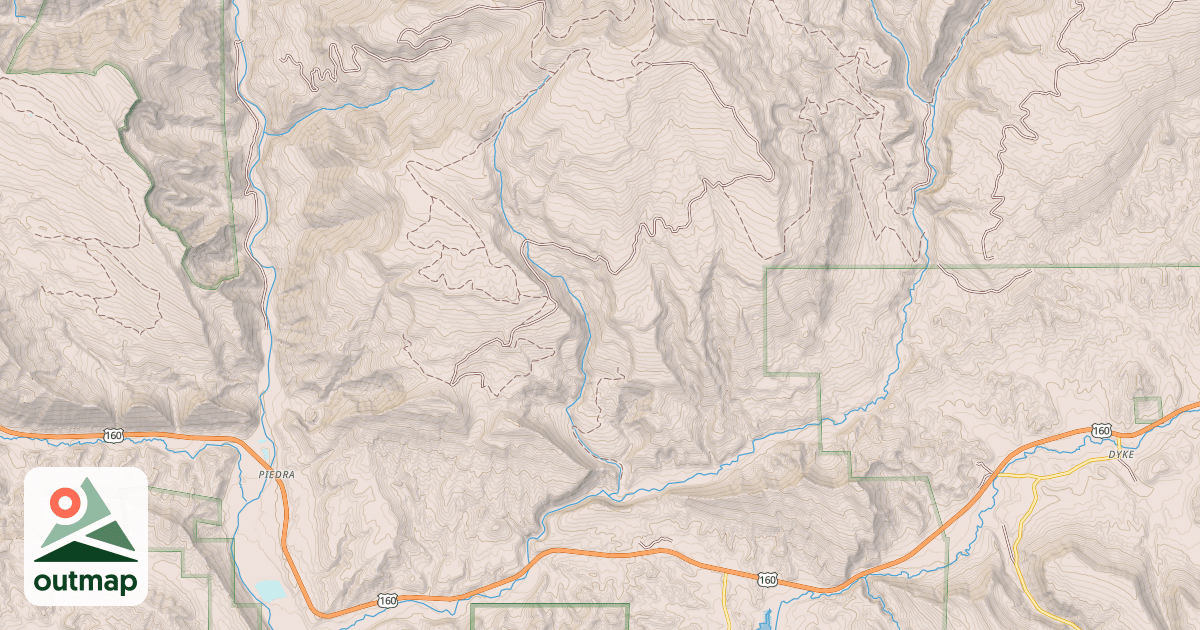 Map of DEVIL MTN