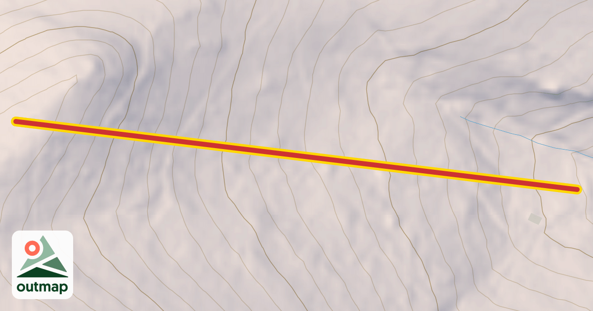 Map of Shirtfont Rope tow