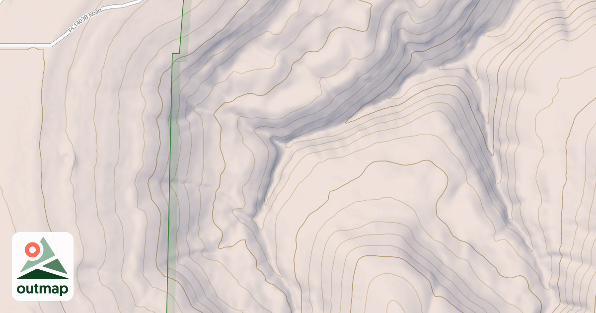 Map of USFS Motor Vehicle Use Map Roads {BB034AEF-CC30-46C4-86D1-46842C393EEC}
