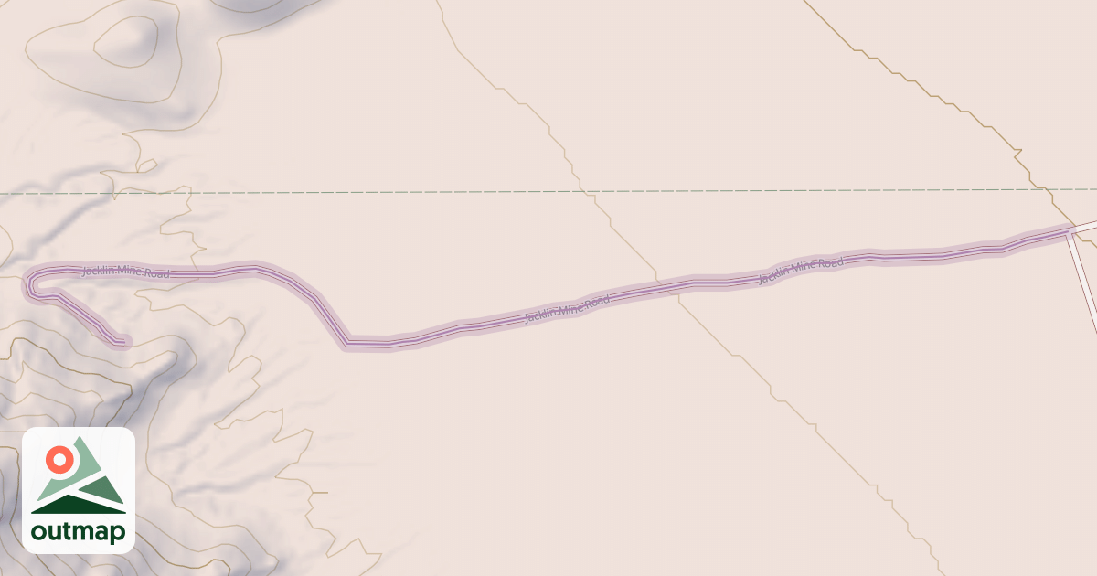 Map of Jacklin Mine Road