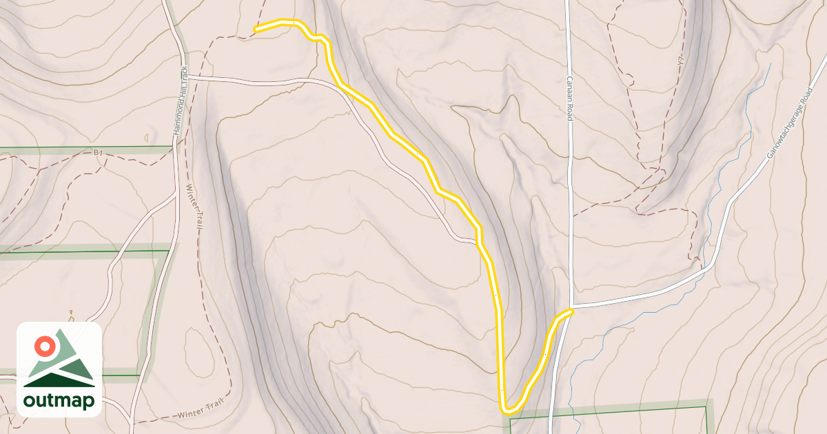 Map of Winter Trail