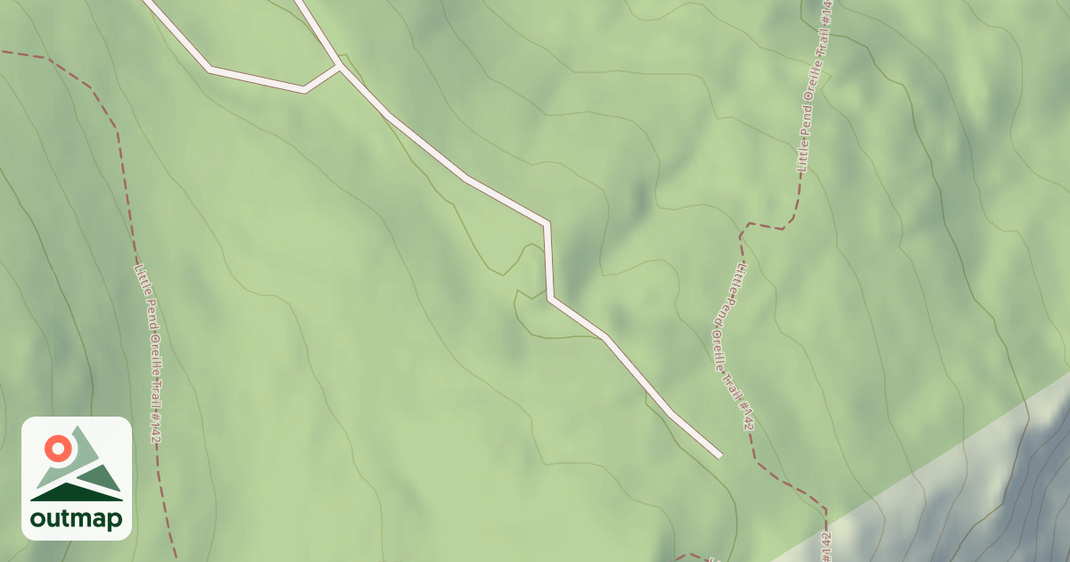 Map of USFS Motor Vehicle Use Map Roads {0DF2088E-862C-44E3-B799-3DF1EC8BADCA}