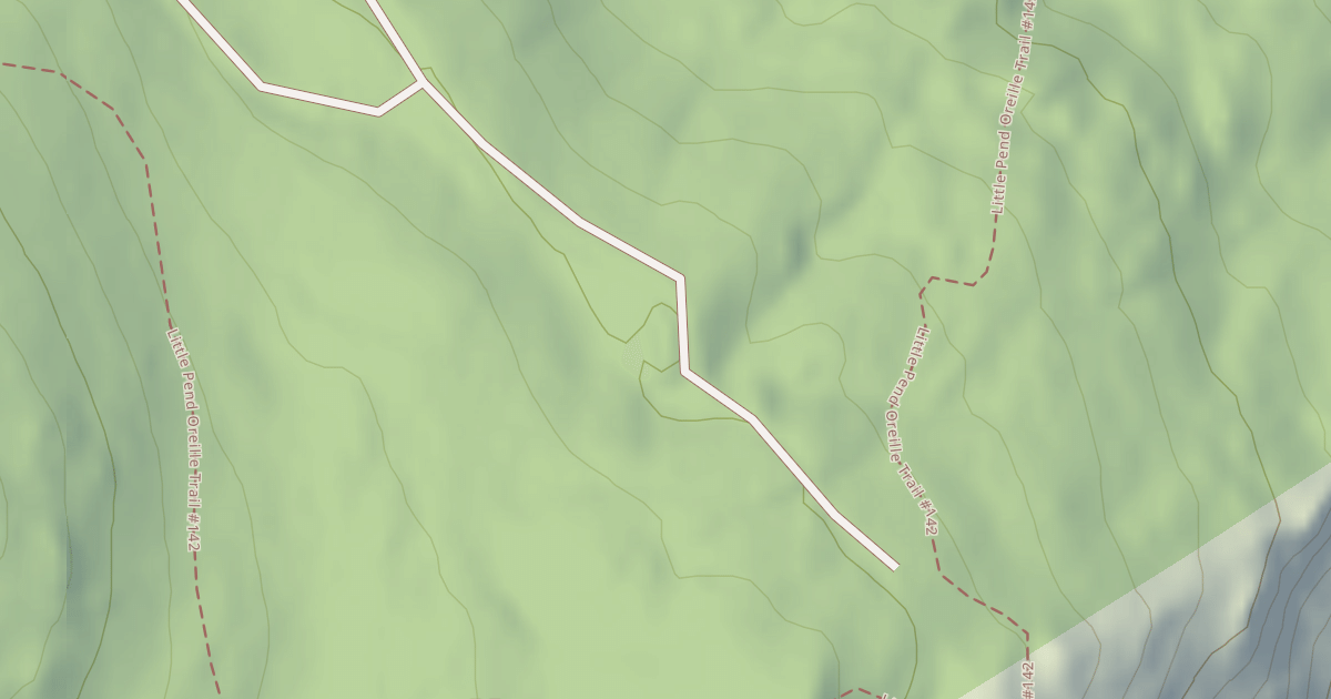 Map preview of USFS Motor Vehicle Use Map Roads {0DF2088E-862C-44E3-B799-3DF1EC8BADCA}