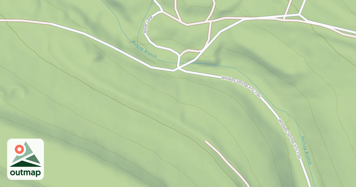 Map of Whiskey Springs Trails