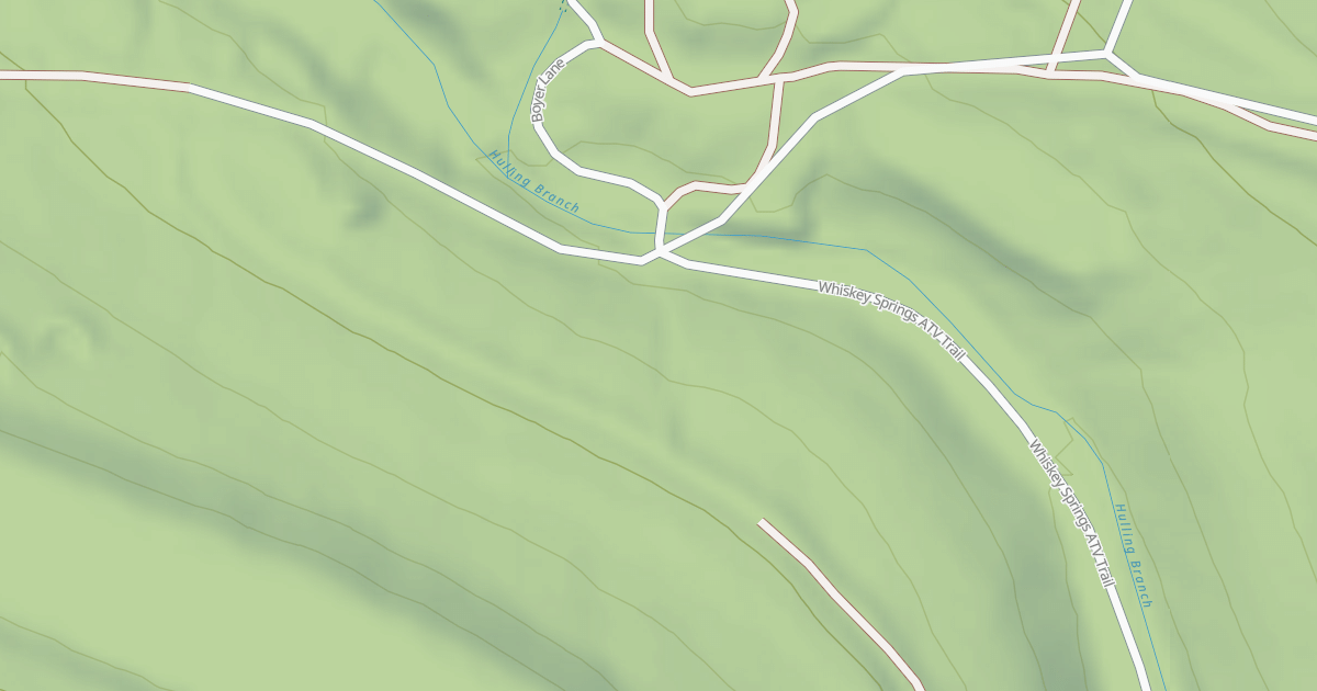 Map preview of Whiskey Springs Trails