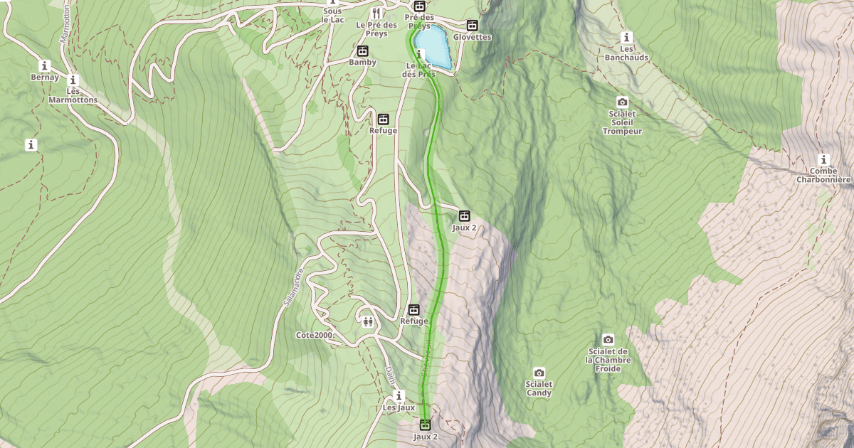Map preview of Chevreuil