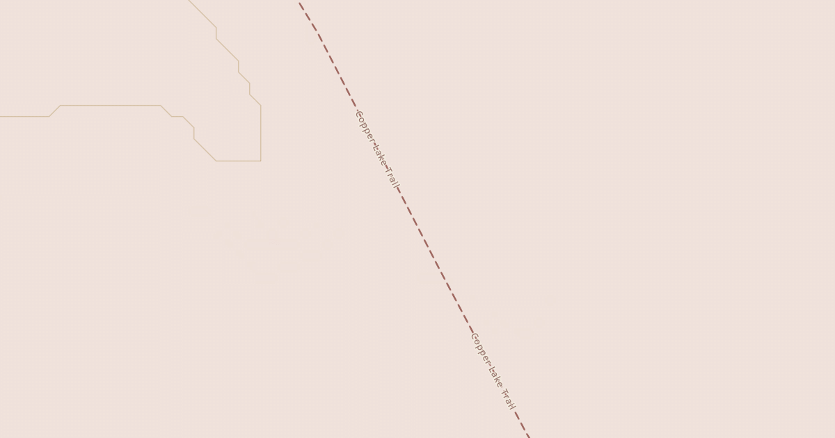 Map preview of Copper Lake Trail