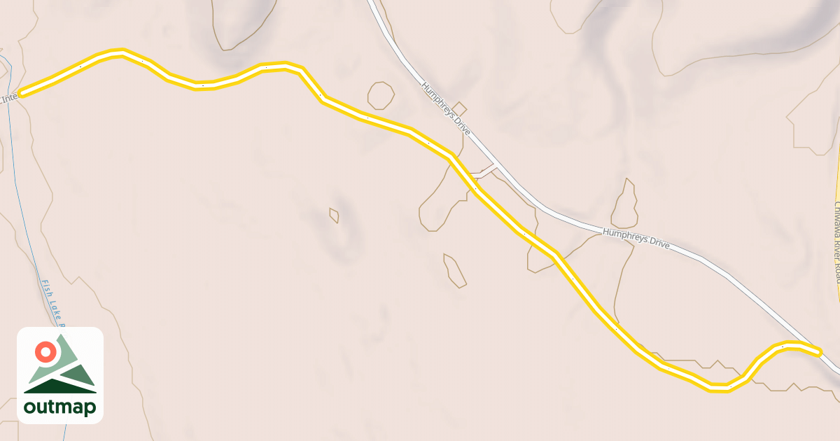 Map of Interlake Trail