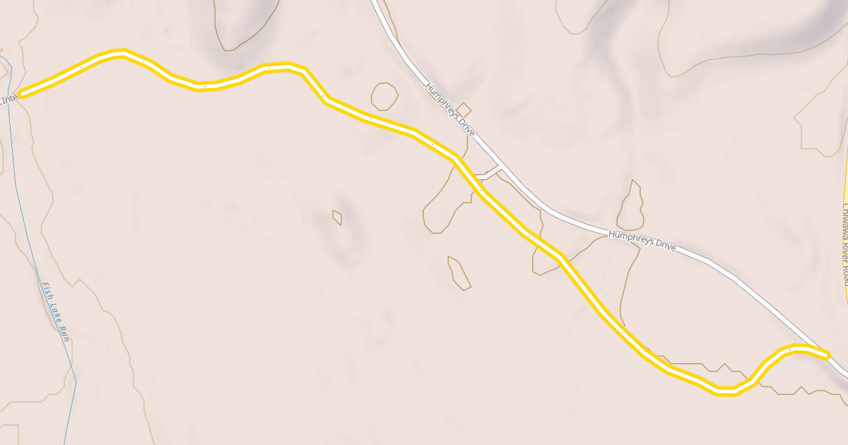 Map preview of Interlake Trail