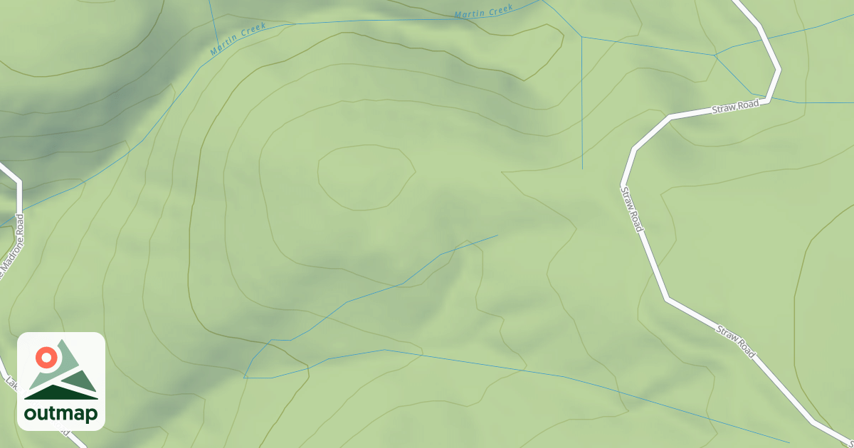 Map of MARTIN CREEK SPUR C