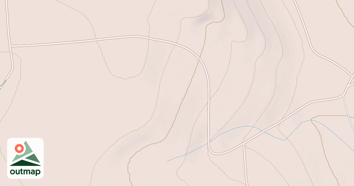 Map of ASPEN FLAT TIE