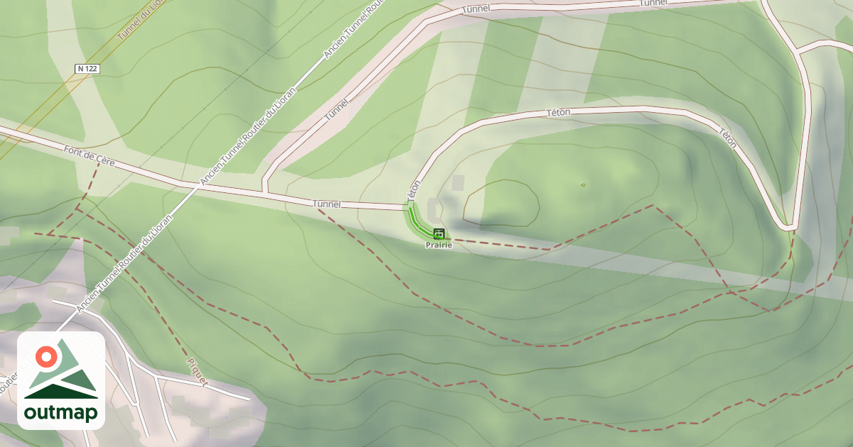 Map of Téton