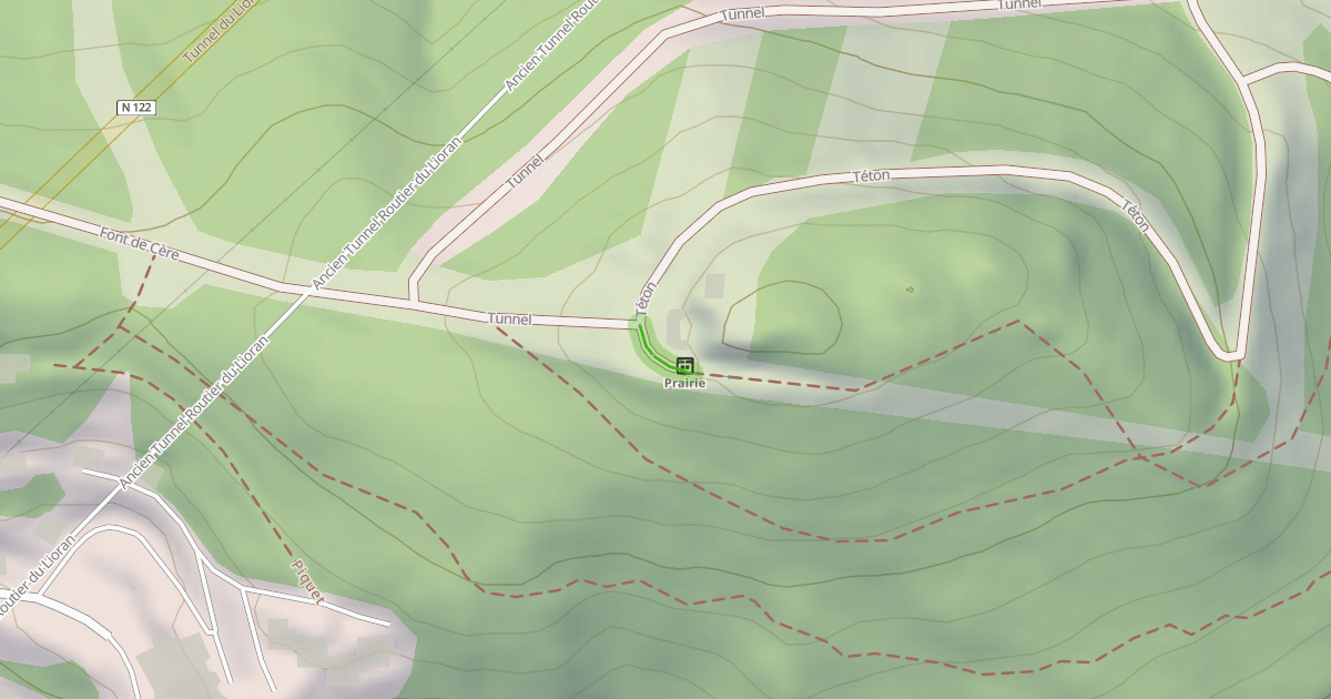 Map preview of Téton