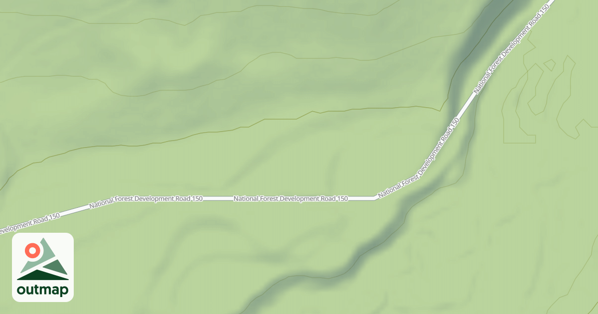 Map of ROCK CREEK N