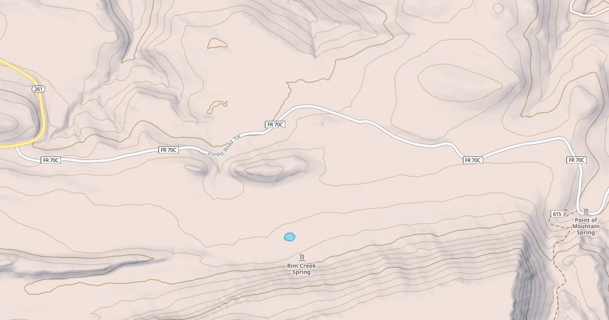 Map preview of USFS National Forest System Roads {589E5CDC-EE31-4BA4-9F59-3EFC522F2D8D}