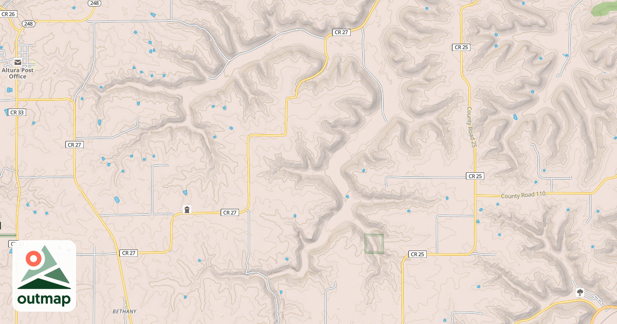 Map of Southeast Minnesota Trail